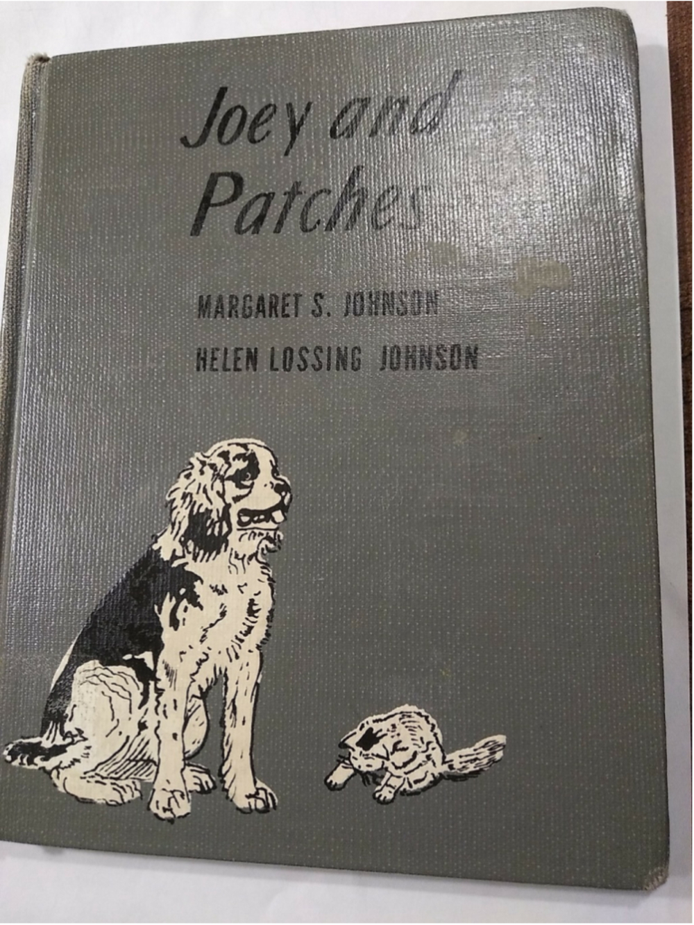 Joey and Patches A Story of Two Kittens Hardcover 1947 Retired Childrens Library
